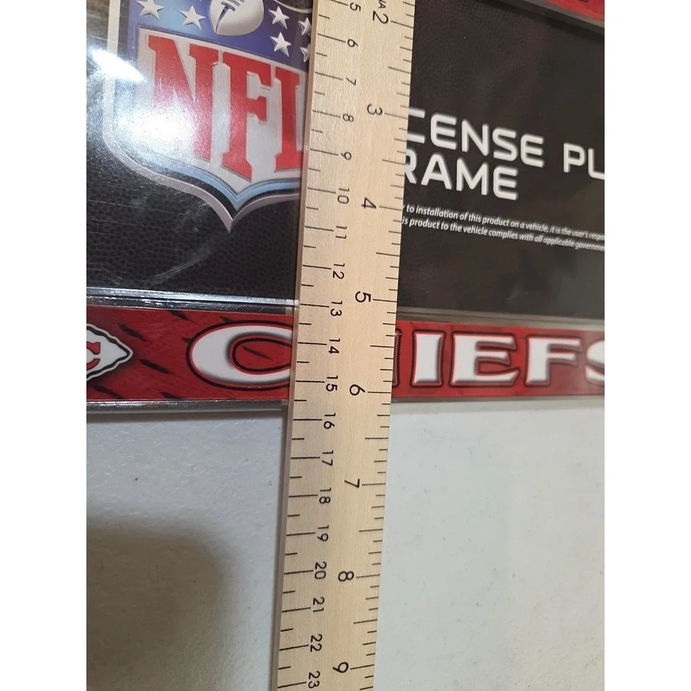 Kansas City Chiefs‎ 1 License Plate Frame New Official